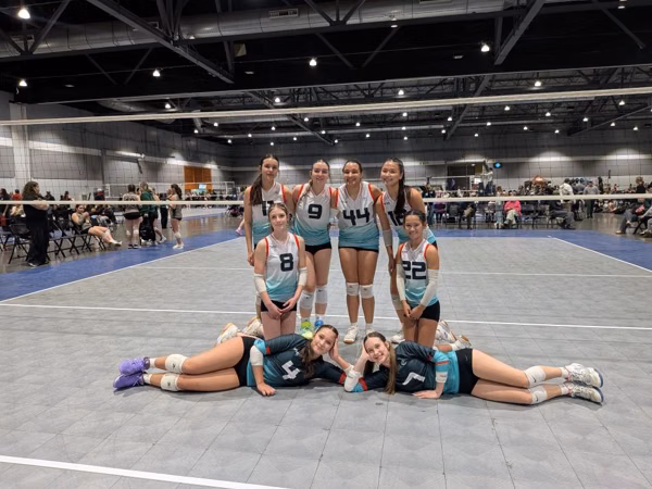 TVVC athletes enjoying a moment together at a tournament